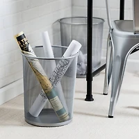 Honey Can Do Silver Metal Trash Cans, 2ct.