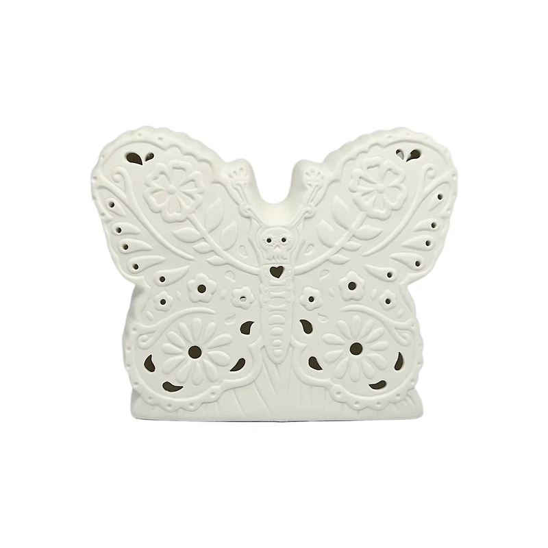 7.5" DIY LED Butterfly Ceramic Décor by Ashland®