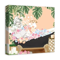 Tub Girl Canvas Wall Art