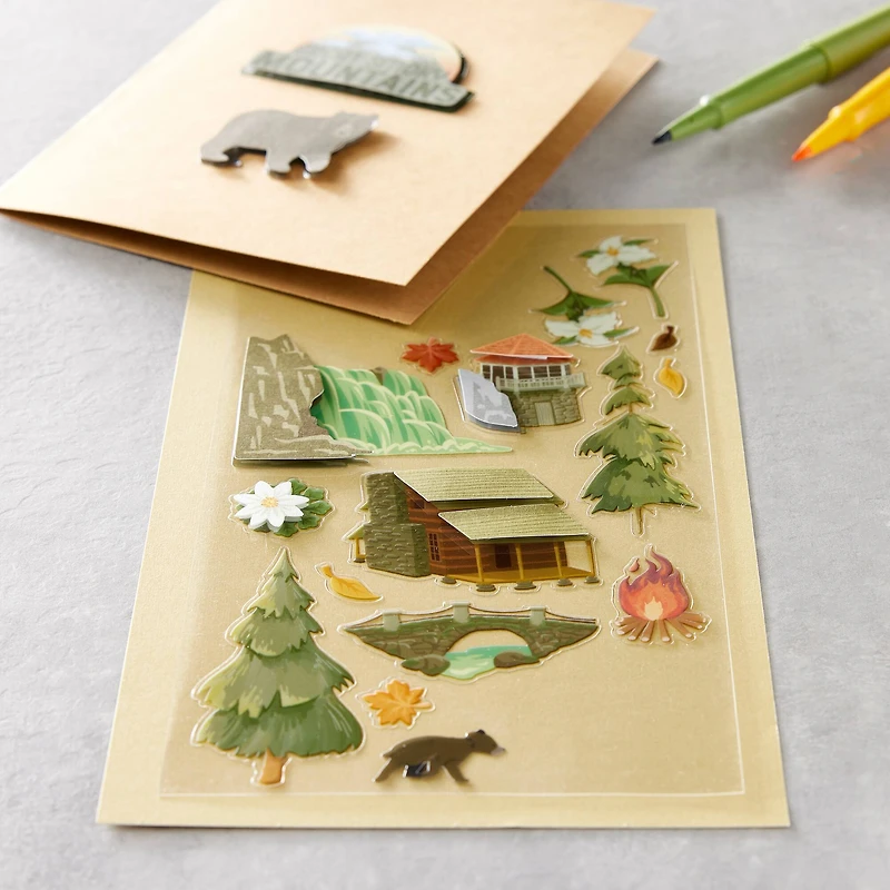 Smoky Mountain Dimensional Stickers by Recollections™