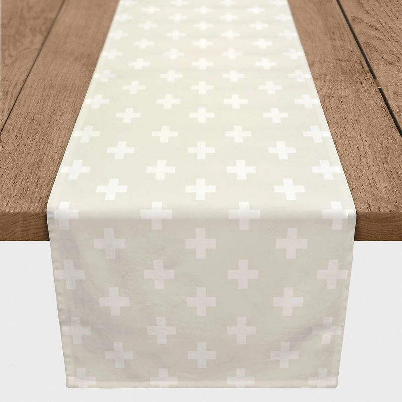 72" Swiss Cross Pattern Table Runner