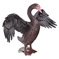 Design Toscano 19" Beautiful Black Swan Statue
