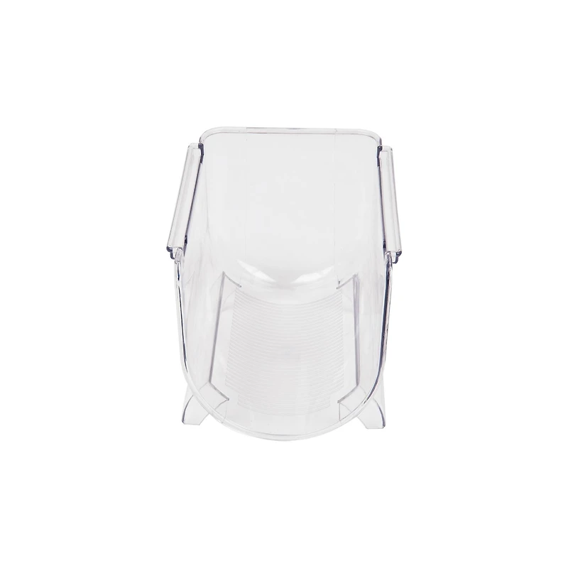 Mind Reader Clear Large 2 Liter Bottle Stackable Refrigerator Bin Storage Set