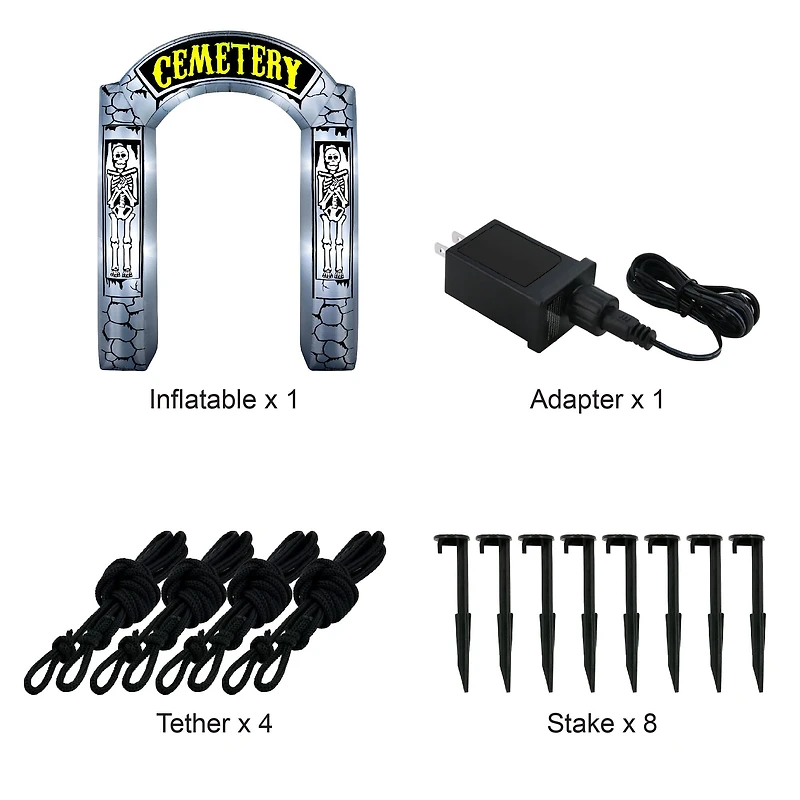 Occasions Airflowz 8ft. Inflatable Cemetery Archway