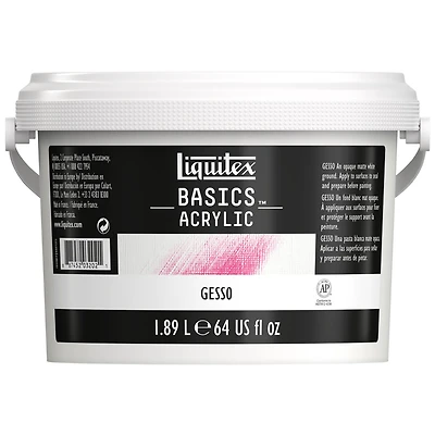 4 Pack: Liquitex BASICS® Gesso, 64oz.