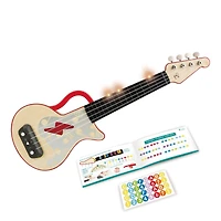 Hape Learn With Lights Red Electronic Ukulele