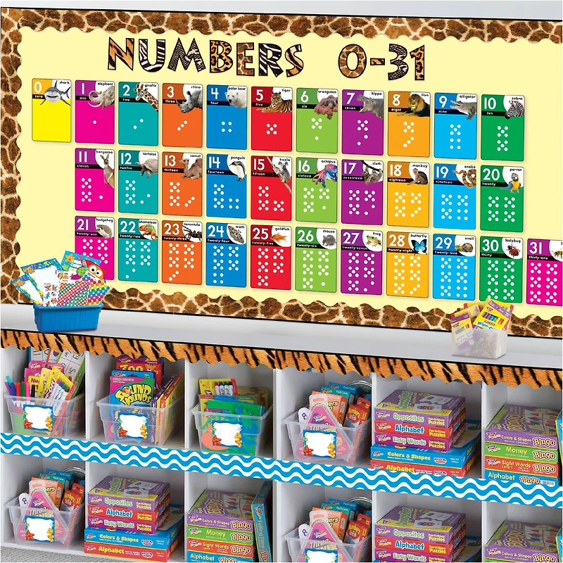 Trend Enterprises® Animals Count 0-31 Wipe Off Learning Set