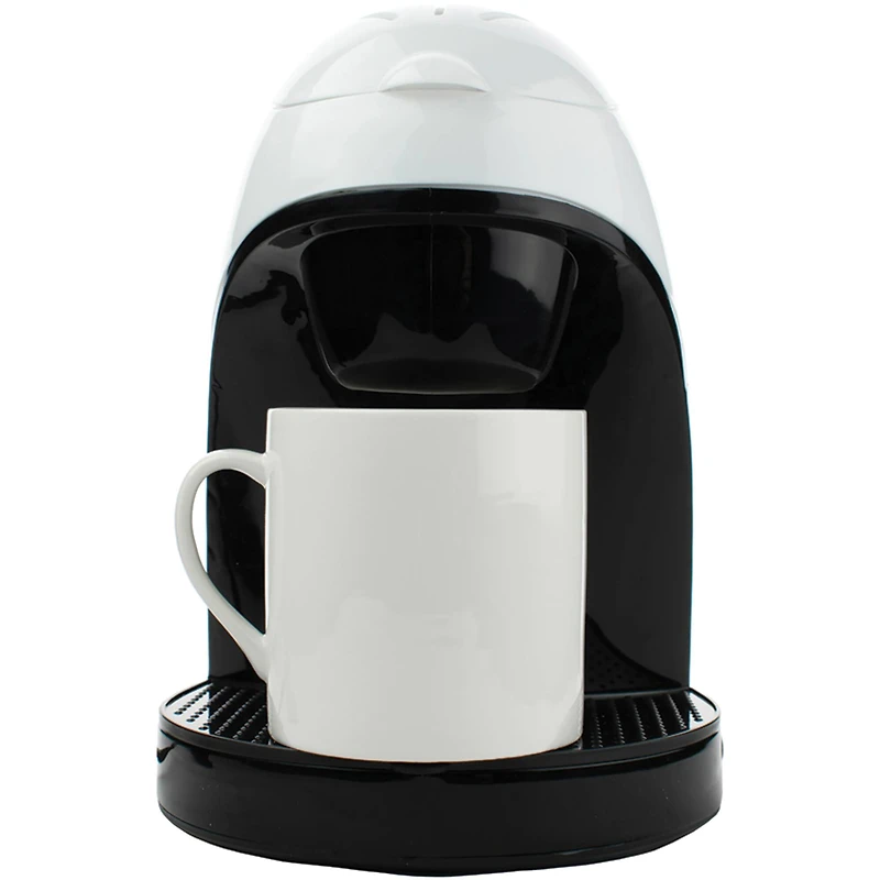 Brentwood White Single-Serve Coffee Maker with Porcelain Mug
