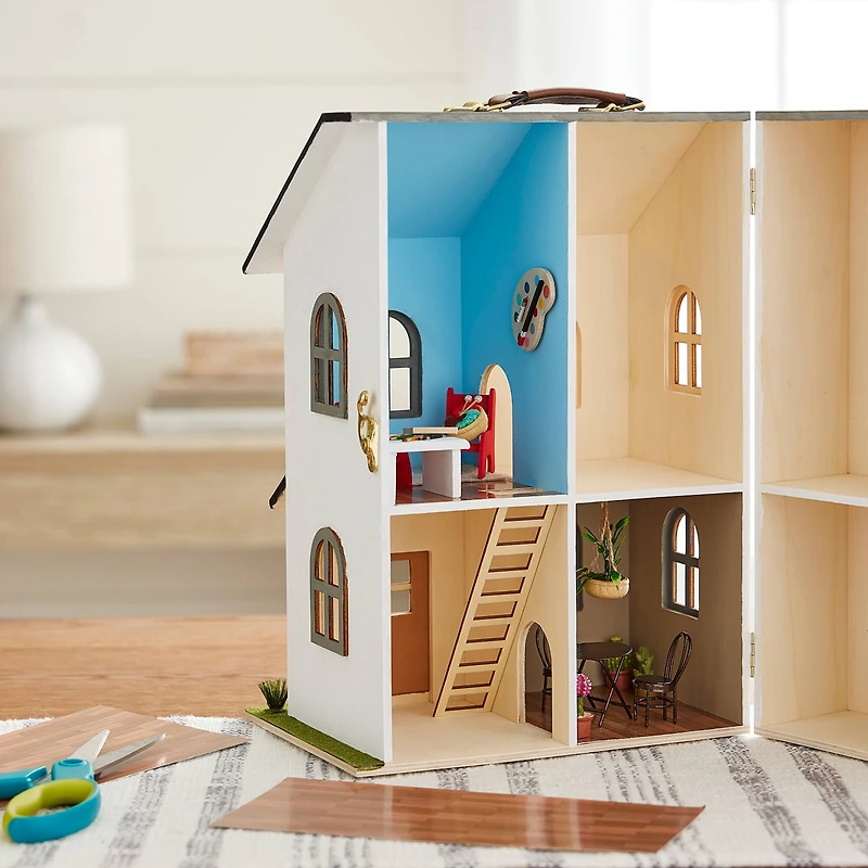 13" Wood 2-Story Dollhouse by Make Market®