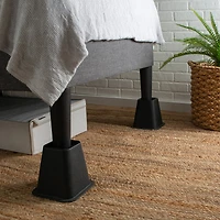 Simplify 6" Bed Risers with Wheel Caster Stabilizer