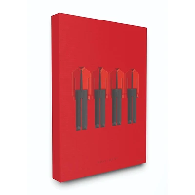 Stupell Industries Kraftwerk Minimalist Illustration Canvas Wall Art