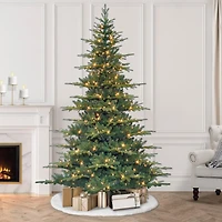 7.5ft. Pre-Lit Utah Artificial Fir Christmas Tree, Clear Lights