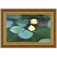 Design Toscano 17.7" Water Lilies 1898 Canvas Replica Painting