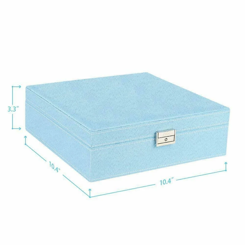 NEX™ 2-Layer 10.5" Lint Jewelry Box Organizer