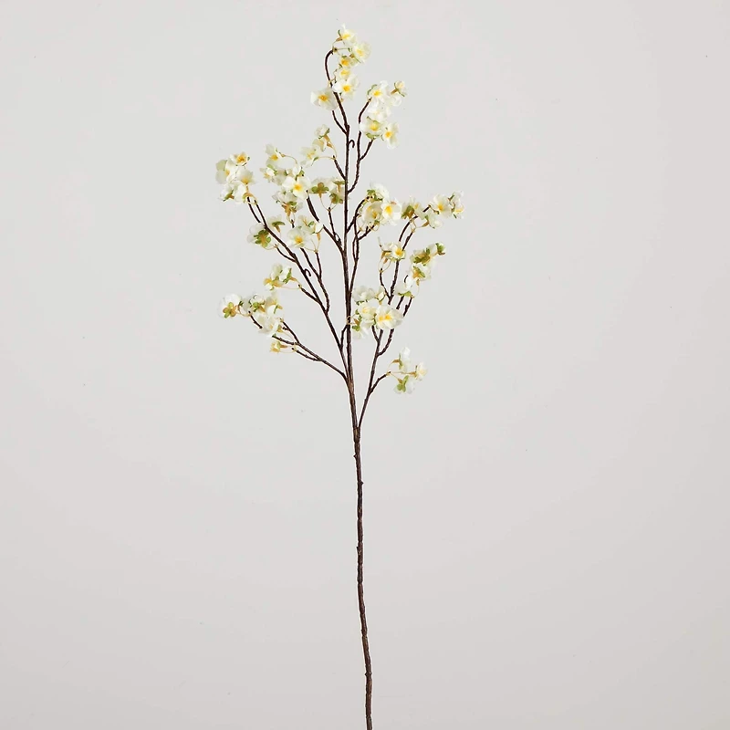41" White Cherry Blossom Flower Stems, 3ct.
