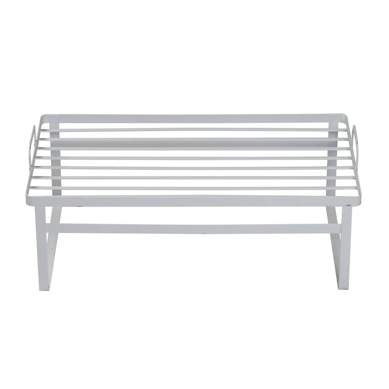 Honey Can Do White Stackable Shelves for Cabinets Set