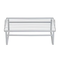 Honey Can Do White Stackable Shelves for Cabinets Set