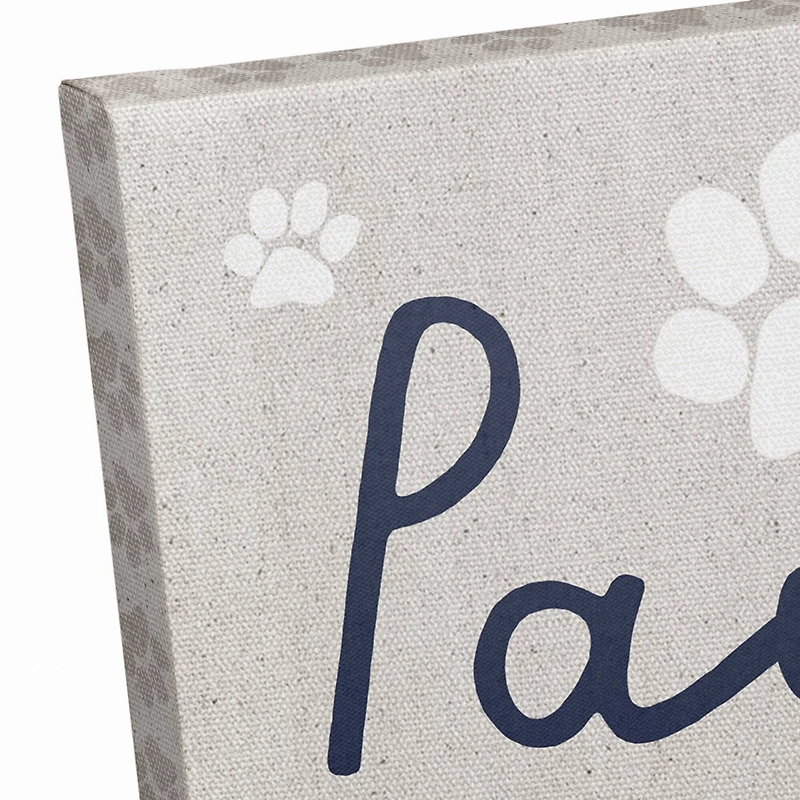 Paws & Enjoy the Good Life Canvas Wall Art