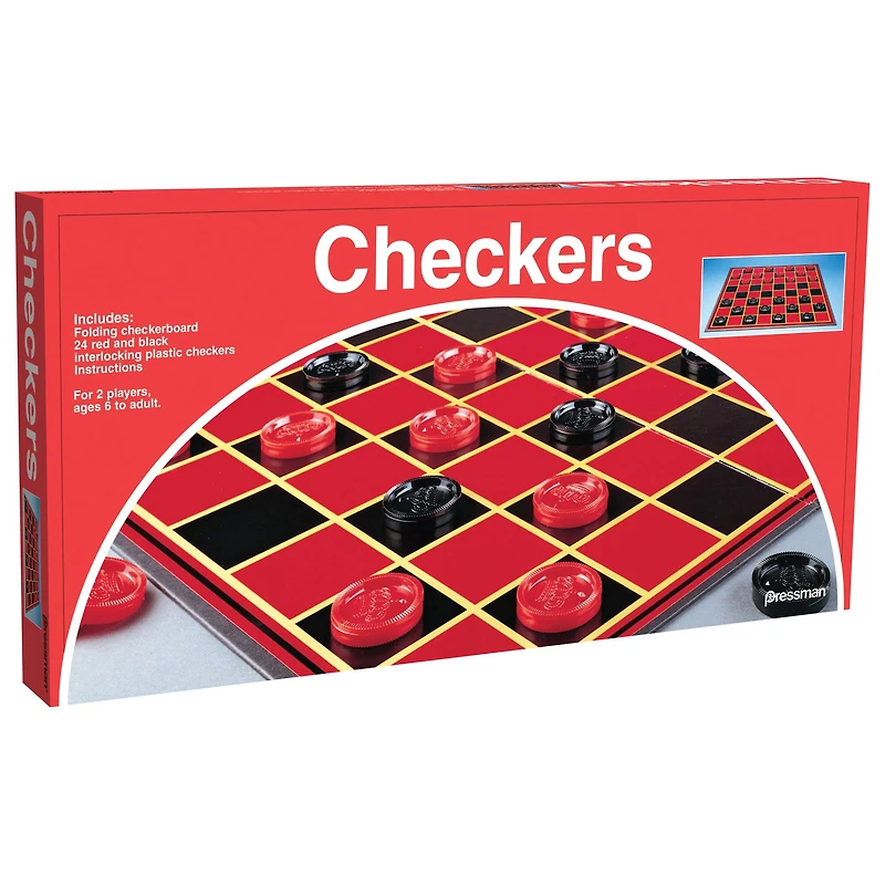 Pressman® Checkers Game, 6 Pack