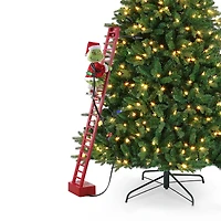 Mr. Christmas 40.5" Animated Ladder Climbing Grinch
