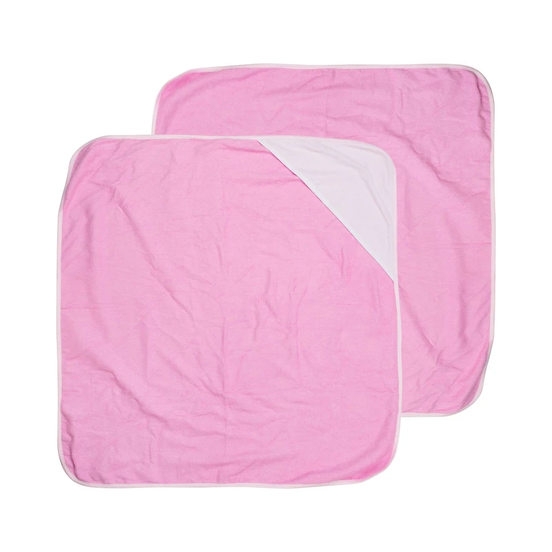 Craft Express Rose Red Sublimation Baby Towels, 2ct.
