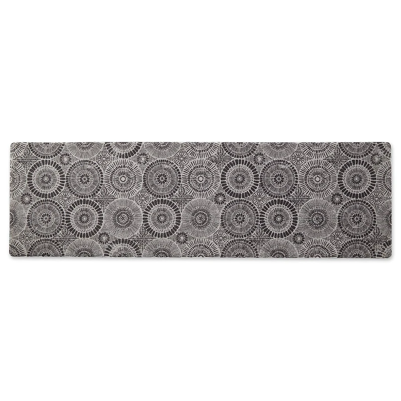 Black Kaleidoscope Tufted Mat