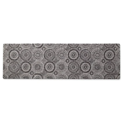 Black Kaleidoscope Tufted Mat