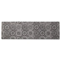 Black Kaleidoscope Tufted Mat