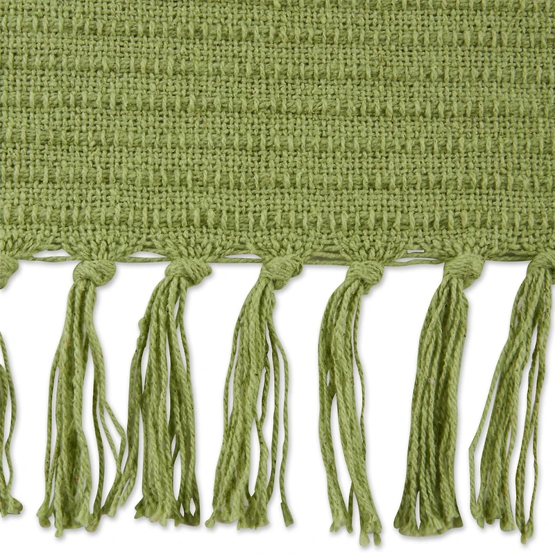 DII® Antique Green Solid Ribbed Throw