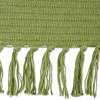 DII® Antique Green Solid Ribbed Throw