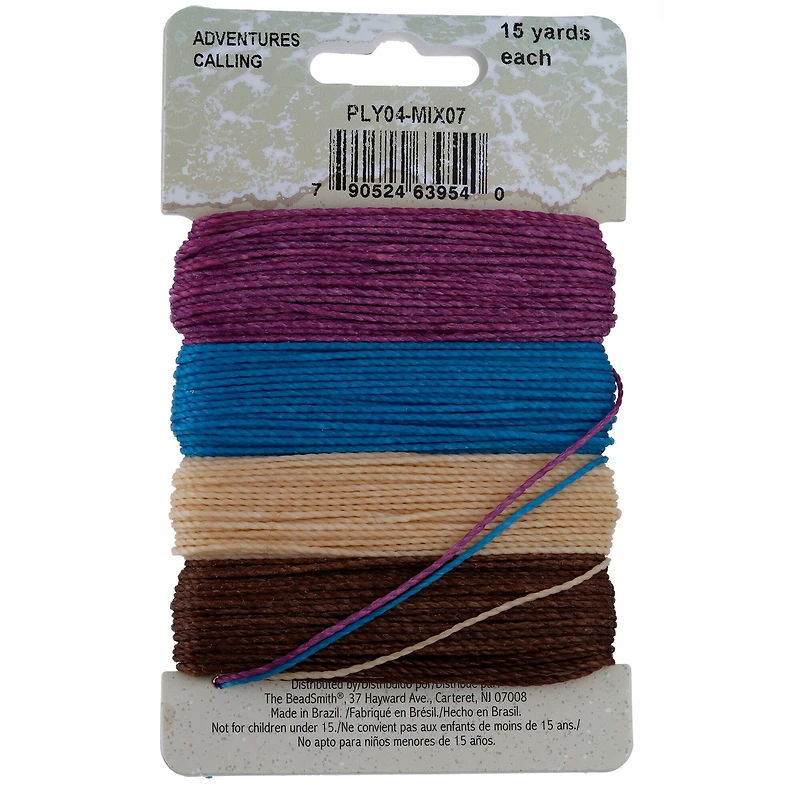 Beadsmith® Knot-it!™ Waxed Brazilian Cord