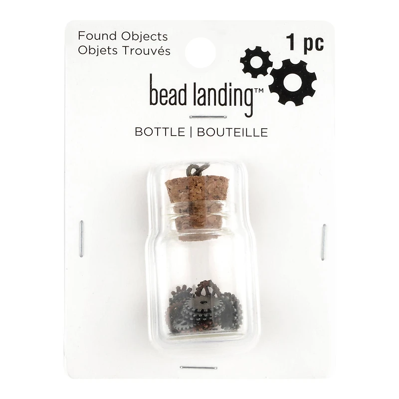 Found Objects Bottle with Gears by Bead Landing™