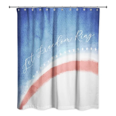 Let Freedom Ring Shower Curtain
