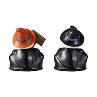 Glitzhome® 7"H Halloween Resin Skeleton Frogs Table Decor Set