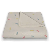 Sprinkle Pattern 50" x 60" Coral Fleece Blanket