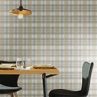 RoomMates Tweed Plaid Peel & Stick Wallpaper