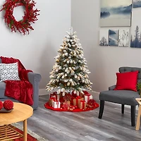 5ft. Pre-Lit South Carolina Spruce Artificial Christmas Tree, Clear LED Lights