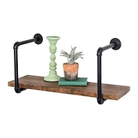Honey Can Do 31.5" Black Industrial Shelf