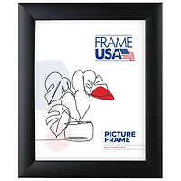 Frame USA Simply Poly Black Single Image Picture Frame