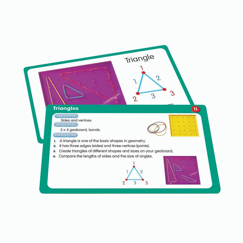 Junior Learning® 50 Geoboard Educational Activities