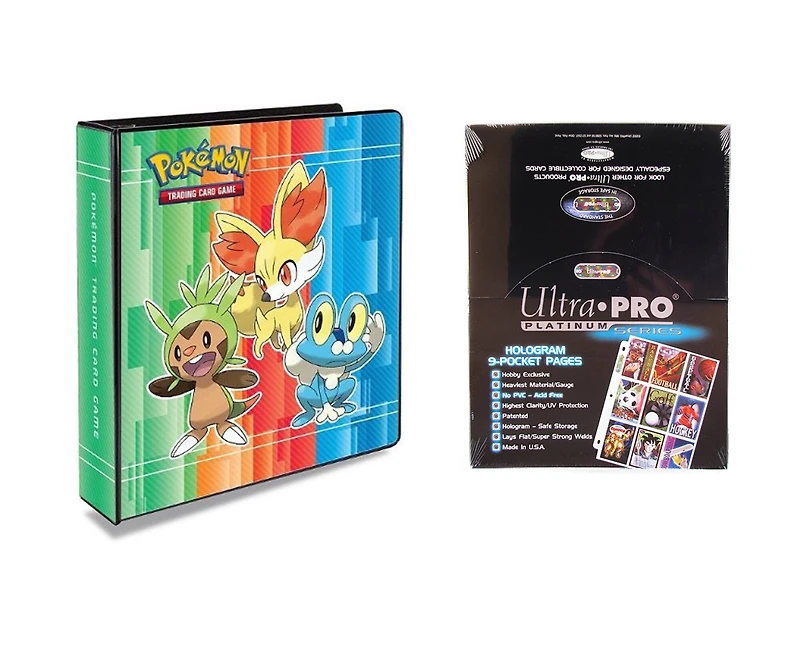 Ultra Pro Pokémon X&Y 2" 3-Ring Binder Card Album & Sheets Set