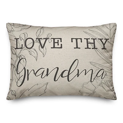Love Thy Grandma Throw Pillow