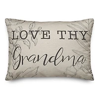 Love Thy Grandma Throw Pillow