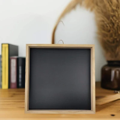 12" x 12" Framed Pinewood Chalkboard by Make Market®