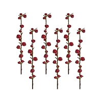 33.25" Red Berry Twig Stems, 6ct.