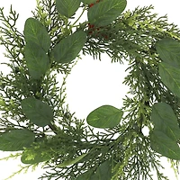 16" Mini Cedar & Eucalyptus with Blue Berry Wreath by Ashland®