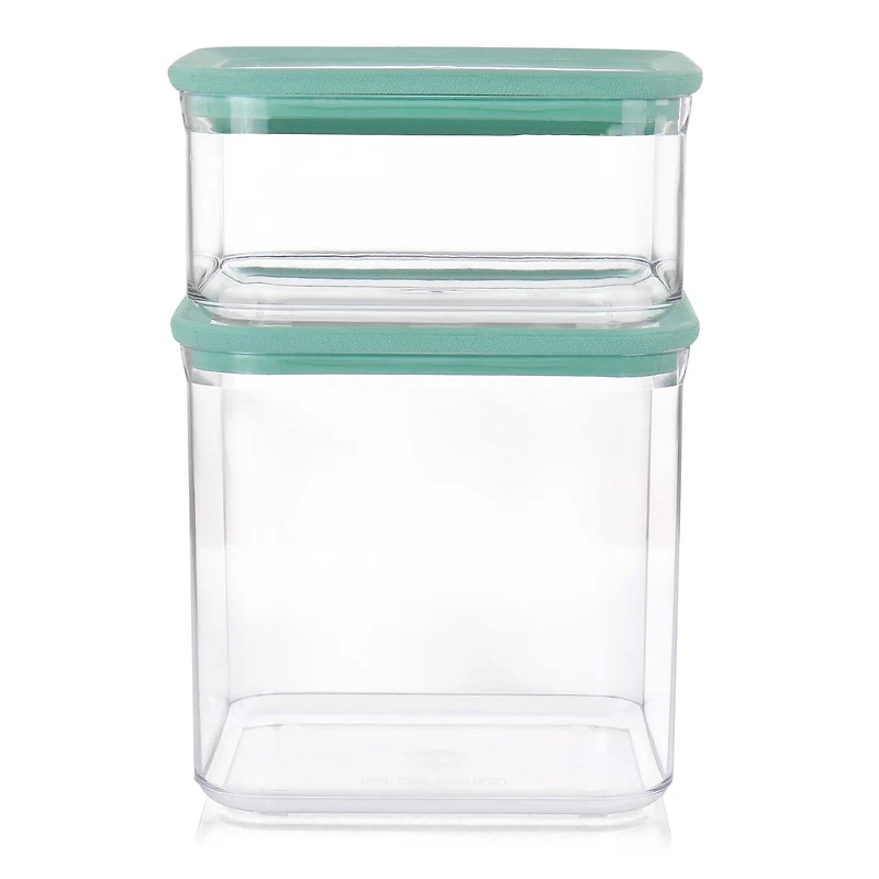 Martha Stewart Plastic Stackable Container Set with Lids