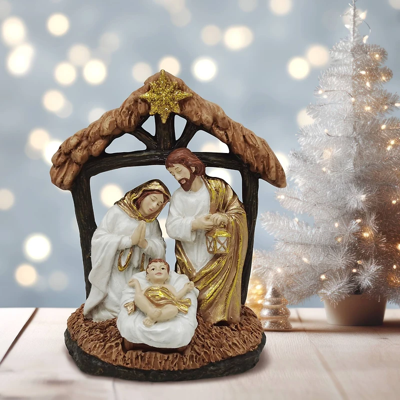 5.25" Pearlized Nativity Décor by Ashland®