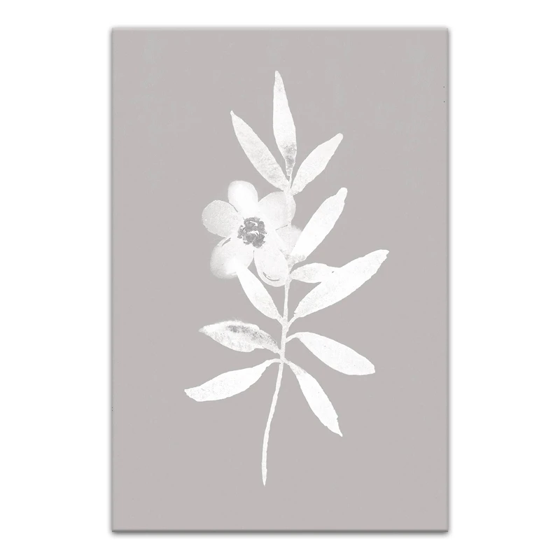 Soft White Flower 20" x 30" Canvas Wall Art