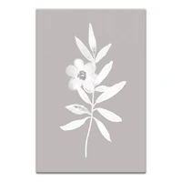 Soft White Flower 20" x 30" Canvas Wall Art